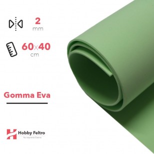 Gomma Eva Moosgummi color Verde Menta 60x40cm COD.16