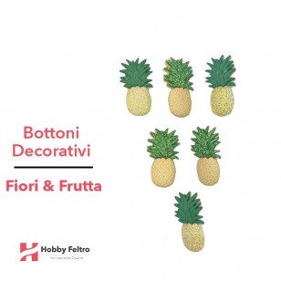 Bottoni con Fiori Frutta Decorativi COD.117