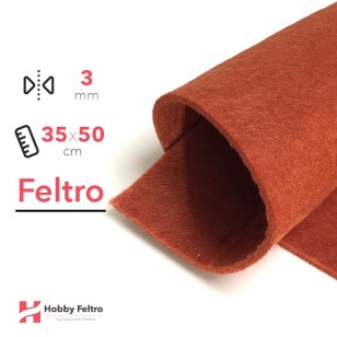 Feltro Mattone 3mm 35x50cm - COD.83