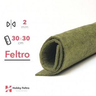 Feltro Verde 2mm 30x30cm - COD.71